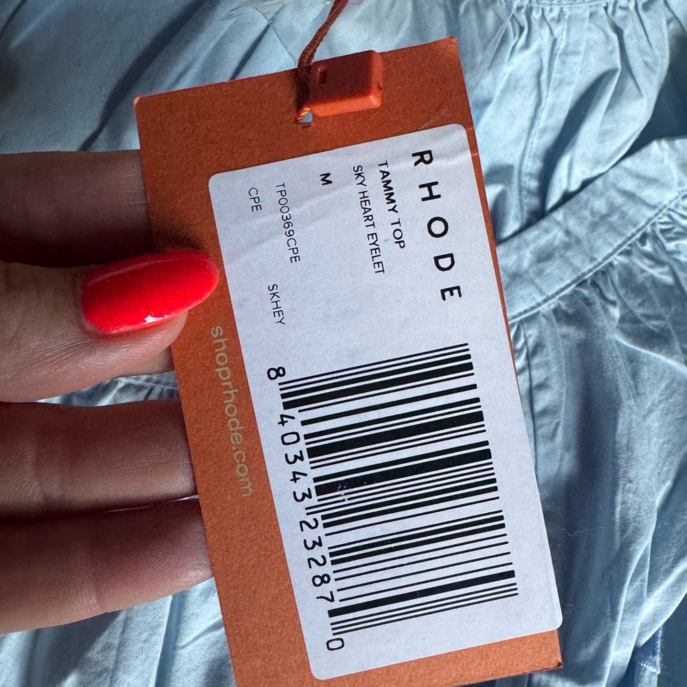 Rhode Sky Blue Tammy Top